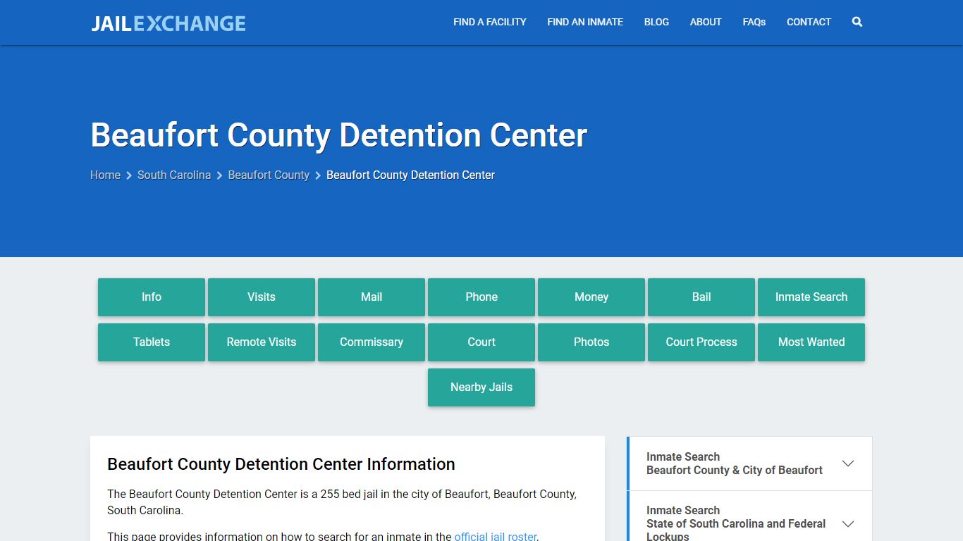 Beaufort County Detention Center - Jail Exchange